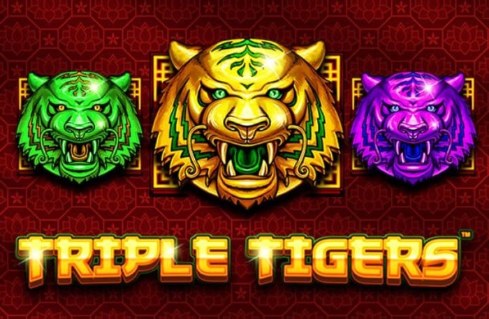 Tema Asia dan keberuntungan di slot Triple Tigers